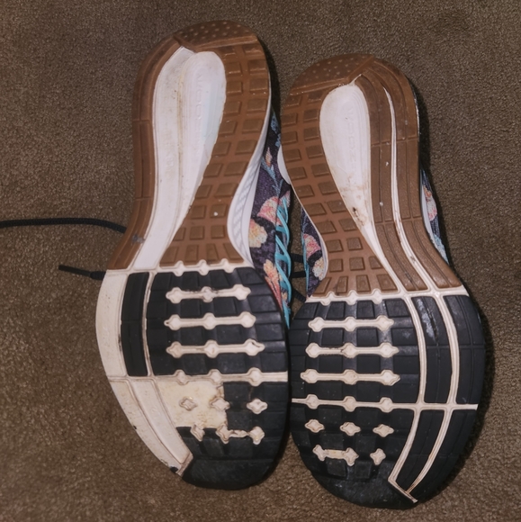 Nike Air Zoom Pegasus 32 Photosynthesis 724381-401 Dark Obsidian Floral Size 6 - Picture 6 of 9